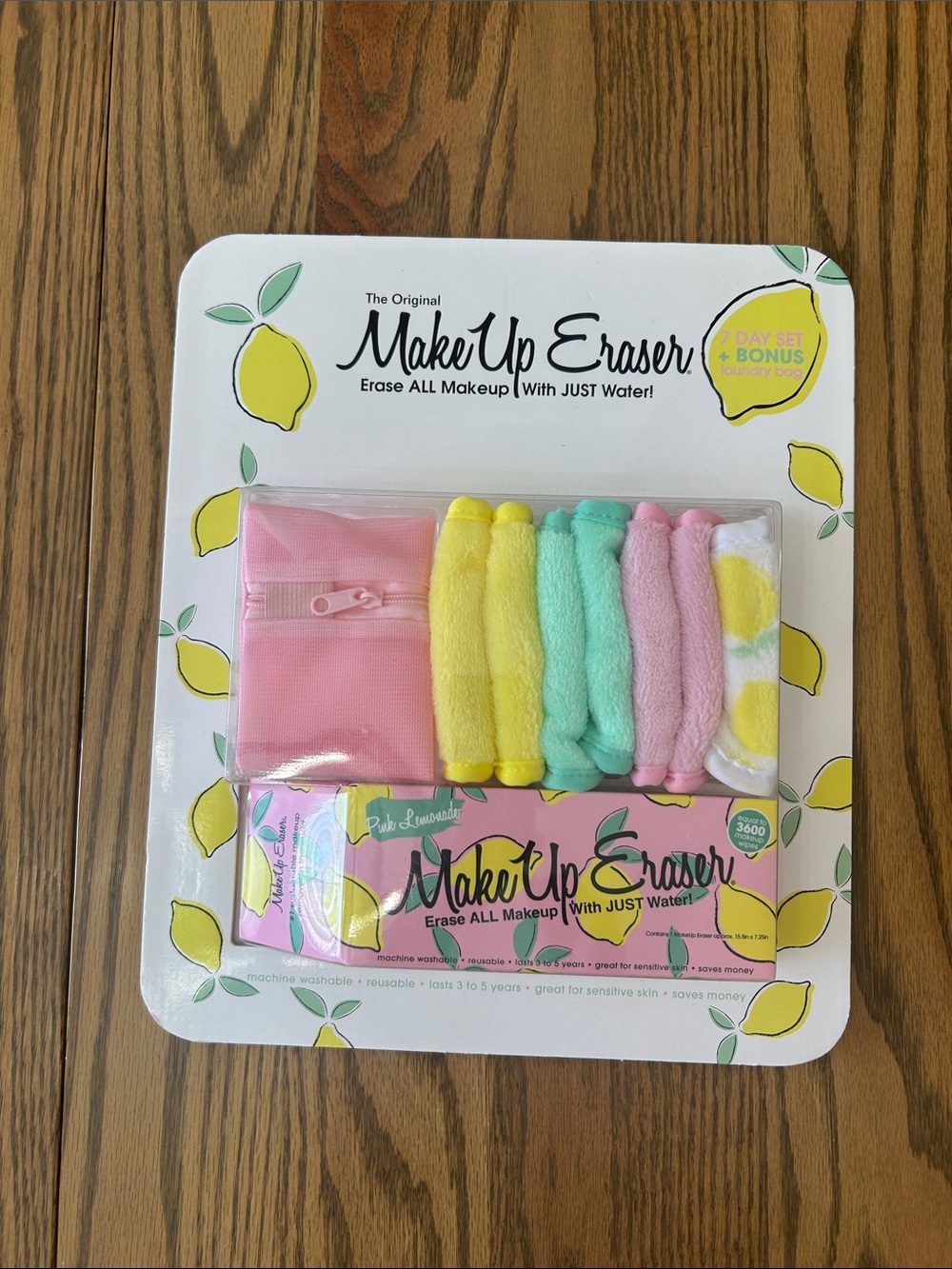 Original MakeUp Eraser 7-Day Set, Pink Lemonade Edition, NEW